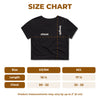 9060 Varsity Gold DopeSkill Women's Crop Top Rare Breed Type Graphic