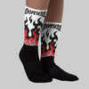 Space Jam 9s DopeSkill Sublimated Socks FIRE Graphic