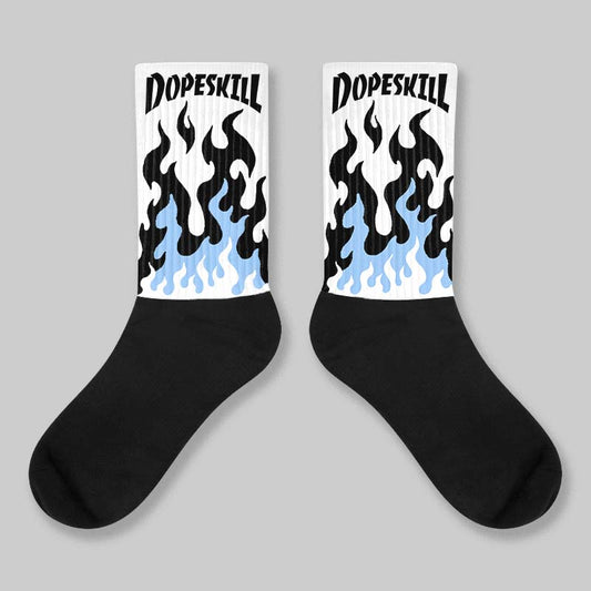 Oreo 6s DopeSkill Sublimated Socks FIRE Graphic