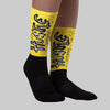 Tour Yellow 4s DopeSkill Sublimated Socks Hustle Graphic
