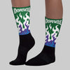 Bucks 12s DopeSkill Sublimated Socks FIRE Graphic