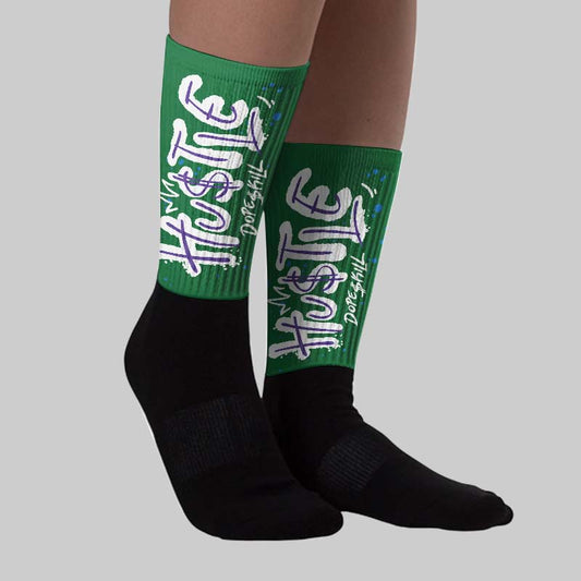 Bucks 12s DopeSkill Sublimated Socks Hustle Graphic