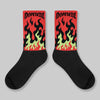 Halloween 5s DopeSkill Sublimated Socks FIRE Graphic