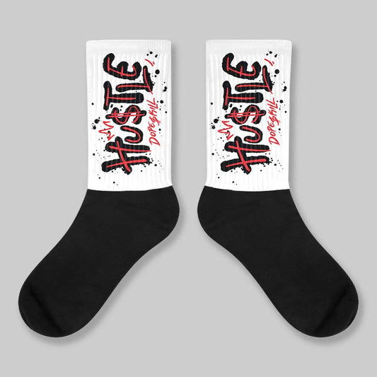 Space Jam 9s DopeSkill Sublimated Socks Hustle Graphic