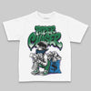 Jordan 12 Retro "Bucks" DopeSkill Toddler Kids T-shirt Paper Chaser Boy Graphic Streetwear - White 