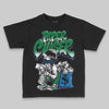 Jordan 12 Retro "Bucks" DopeSkill Toddler Kids T-shirt Paper Chaser Boy Graphic Streetwear - Black
