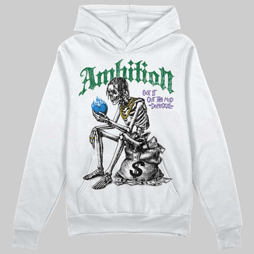 Jordan 12 Bucks DopeSkill Hoodie Sweatshirt Ambition Graphic Streetwear - White 