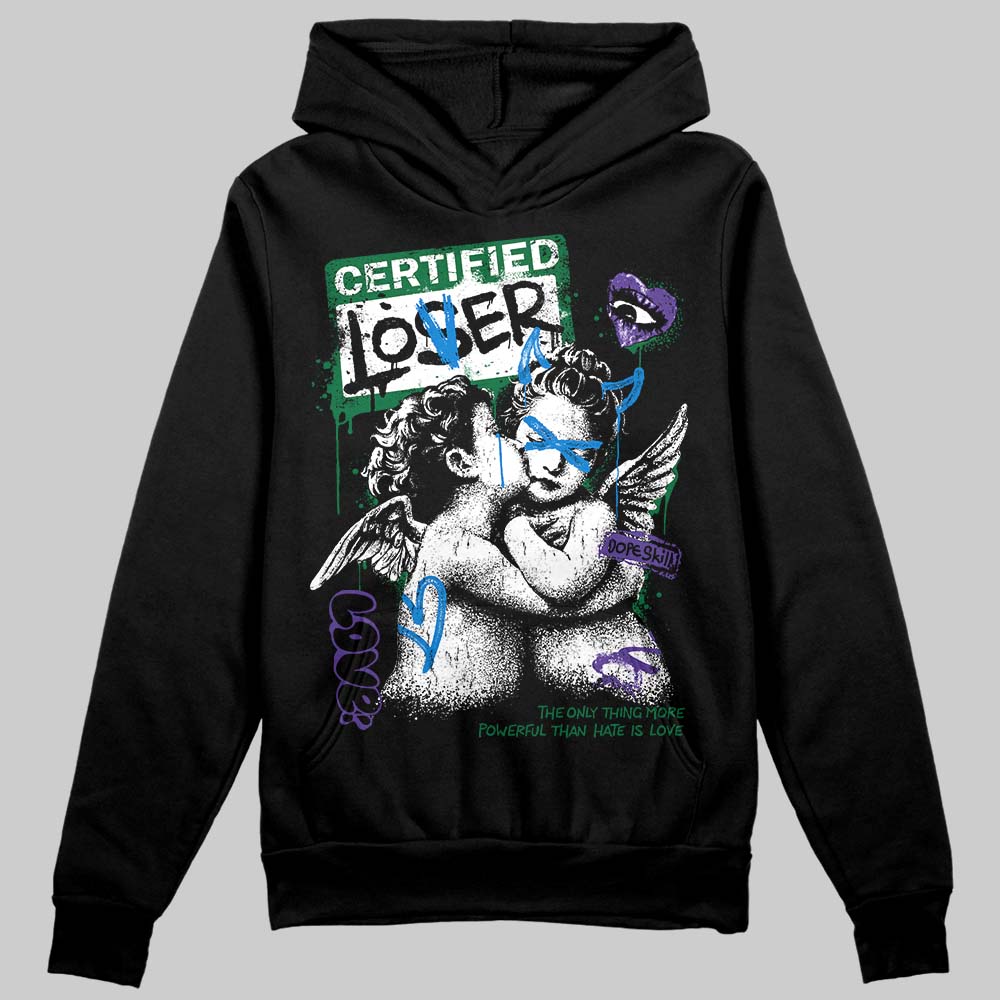 Jordan 12 Bucks DopeSkill Hoodie Sweatshirt Certified Lover Graphic Streetwear - Black
