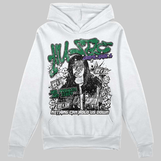 Jordan 12 Bucks DopeSkill Hoodie Sweatshirt No Money No Lust Graphic Streetwear - White