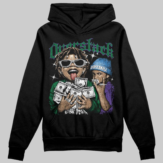 Jordan 12 Bucks DopeSkill Hoodie Sweatshirt Overstack Graphic Streetwear - Black