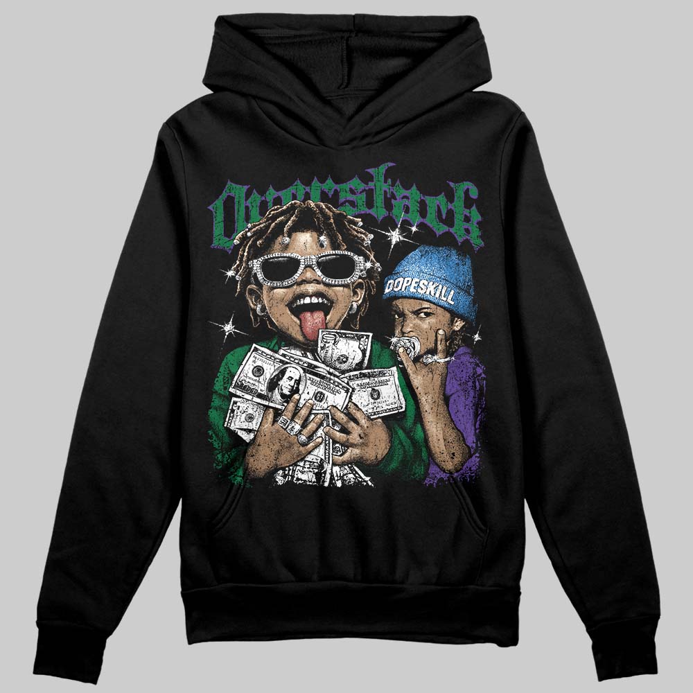Jordan 12 Bucks DopeSkill Hoodie Sweatshirt Overstack Graphic Streetwear - Black