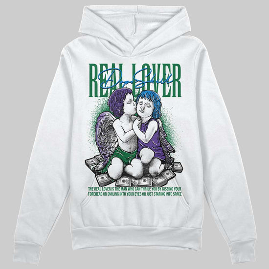 Jordan 12 Bucks DopeSkill Hoodie Sweatshirt Real Lover Graphic Streetwear - White