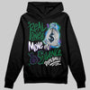 Jordan 12 Bucks DopeSkill Hoodie Sweatshirt Real Ones Move In Silence Graphic Streetwear - Black