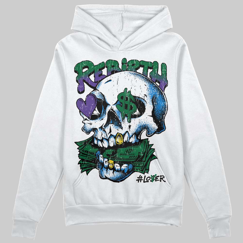 Jordan 12 Bucks DopeSkill Hoodie Sweatshirt Rebirth Graphic Streetwear - White