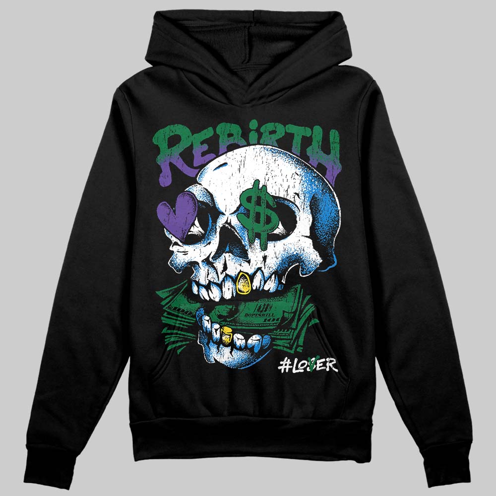 Jordan 12 Bucks DopeSkill Hoodie Sweatshirt Rebirth Graphic Streetwear - Black