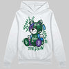 Jordan 12 Bucks DopeSkill Hoodie Sweatshirt Smile Through The Pain Graphic Streetwear - White