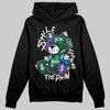 Jordan 12 Bucks DopeSkill Hoodie Sweatshirt Smile Through The Pain Graphic Streetwear - Black