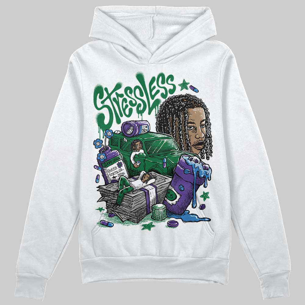 Jordan 12 Bucks DopeSkill Hoodie Sweatshirt Stressless Graphic Streetwear - White