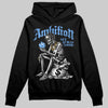 Jordan 5 Black University Blue DopeSkill Hoodie Sweatshirt Ambition Graphic Streetwear - Black