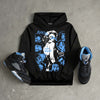 Black University Blue 5s DopeSkill Hoodie Sweatshirt Built Different Graphic