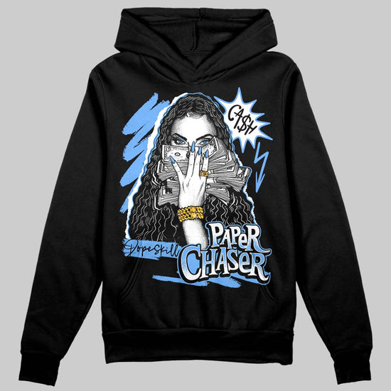 Jordan 5 Black University Blue DopeSkill Hoodie Sweatshirt NPC Graphic Streetwear - Black