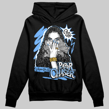 Jordan 5 Black University Blue DopeSkill Hoodie Sweatshirt NPC Graphic Streetwear - Black