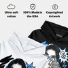 Black University Blue 5s DopeSkill Hoodie Sweatshirt NPC Graphic