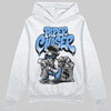 Jordan 5 Black University Blue DopeSkill Hoodie Sweatshirt Paper Chaser Boy Graphic Streetwear - White 