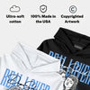 Black University Blue 5s DopeSkill Hoodie Sweatshirt Real Lover Graphic