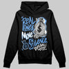 Jordan 5 Black University Blue DopeSkill Hoodie Sweatshirt Real Ones Move In Silence Graphic Streetwear - Black