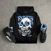 Black University Blue 5s DopeSkill Hoodie Sweatshirt Rebirth Graphic