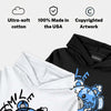 Black University Blue 5s DopeSkill Hoodie Sweatshirt Smile Through The Pain Graphic