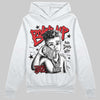 Jordan 4 Bred DopeSkill Hoodie Sweatshirt Boss Up Graphic Streetwear - White