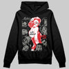 Jordan 4 Bred DopeSkill Hoodie Sweatshirt Built Different Graphic Streetwear - Black