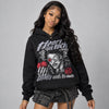 Bred 4s DopeSkill Hoodie Sweatshirt Heart On Lock Graphic