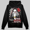 Jordan 4 Bred DopeSkill Hoodie Sweatshirt NPC Graphic Streetwear - Black