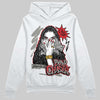 Jordan 4 Bred DopeSkill Hoodie Sweatshirt NPC Graphic Streetwear - White