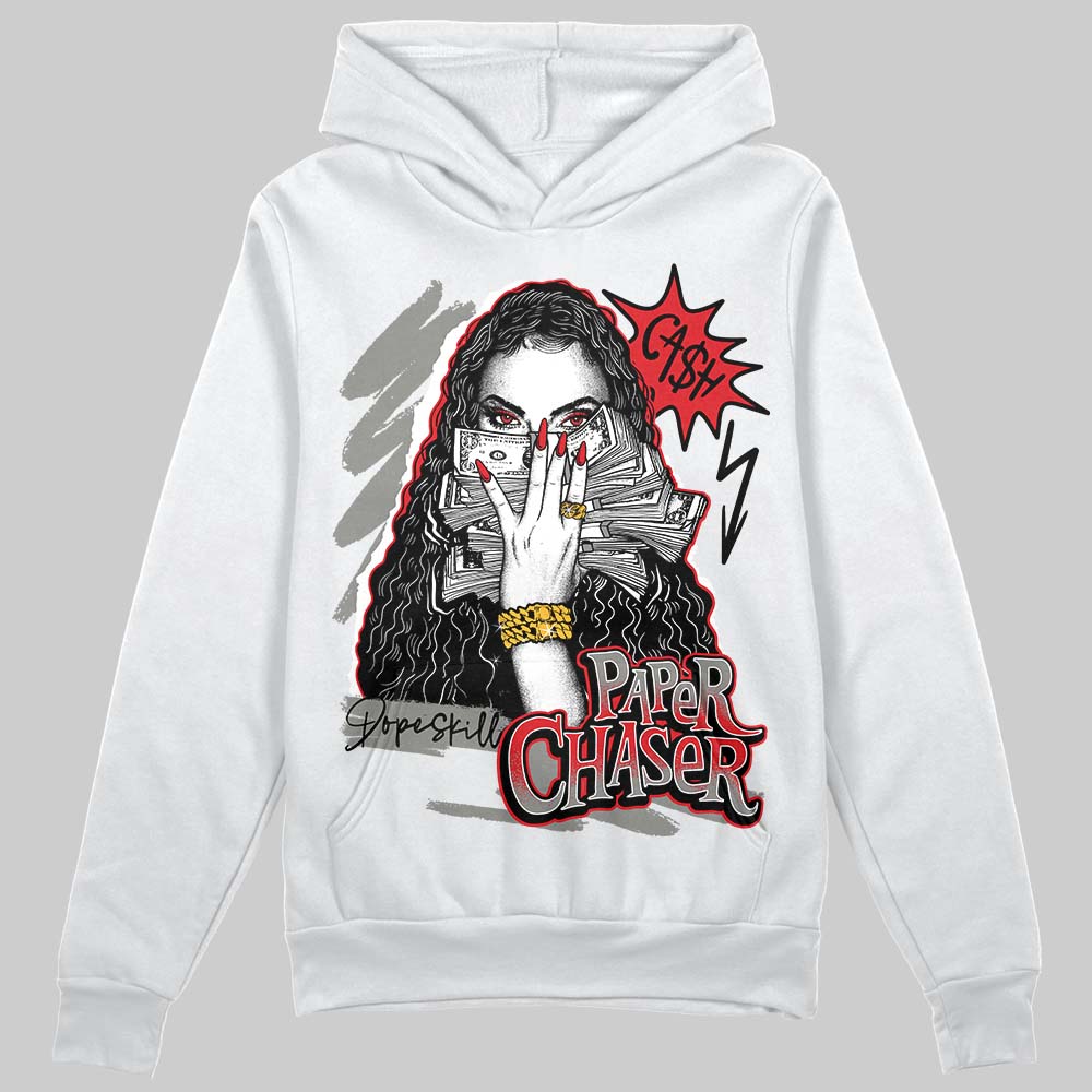 Jordan 4 Bred DopeSkill Hoodie Sweatshirt NPC Graphic Streetwear - White