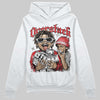 Jordan 4 Bred DopeSkill Hoodie Sweatshirt Overstack Graphic Streetwear - White