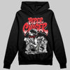 Jordan 4 Bred DopeSkill Hoodie Sweatshirt Paper Chaser Boy Graphic Streetwear - Black