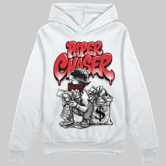 Jordan 4 Bred DopeSkill Hoodie Sweatshirt Paper Chaser Boy Graphic Streetwear - White