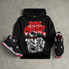 Bred 4s DopeSkill Hoodie Sweatshirt Paper Chaser Boy Graphic