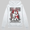 Jordan 4 Bred DopeSkill Hoodie Sweatshirt Real Lover Graphic Streetwear - White