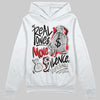 Jordan 4 Bred DopeSkill Hoodie Sweatshirt Real Ones Move In Silence Graphic Streetwear - White