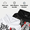 Bred 4s DopeSkill Hoodie Sweatshirt Real Ones Move In Silence Graphic