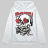 Jordan 4 Bred DopeSkill Hoodie Sweatshirt Rebirth Graphic Streetwear - White