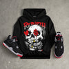 Bred 4s DopeSkill Hoodie Sweatshirt Rebirth Graphic