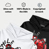 Bred 4s DopeSkill Hoodie Sweatshirt Smile Through The Pain Graphic