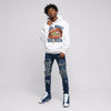 Flint 13s DopeSkill Hoodie Sweatshirt Born Broke Die Rich Graphic
