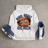 Flint 13s DopeSkill Hoodie Sweatshirt Born Broke Die Rich Graphic